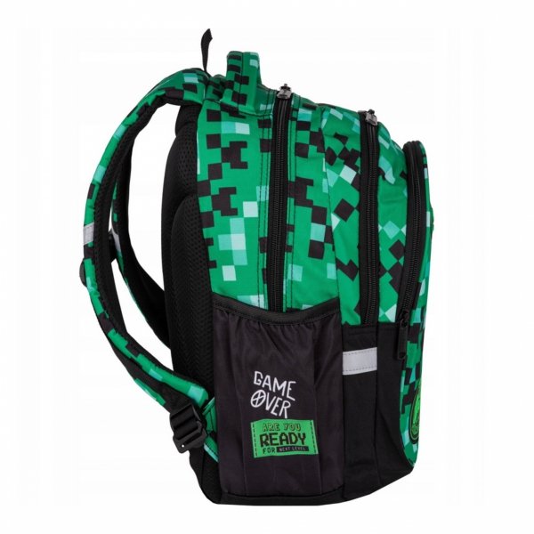 PLECAK CP COOLPACK ZESTAW 5w1 SZKOLNY PIKSELE GAMER GAMING DLA CHŁOPAKA