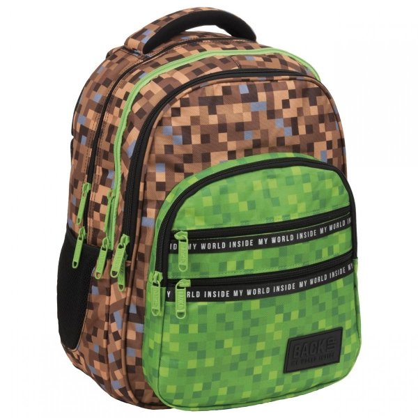 Plecak Pixsele dla Chłopaków Minecraft Gra Gry Game [PLB3M68]