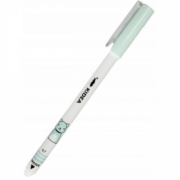 Długopis Wymazywalny Ścieralny z Gumką Kidea Zwierzaki Pastelowy