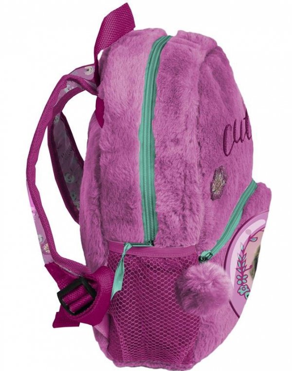 Plecaczek Przedszkolny Pluszowy Plecak Piesek dla Dziewczynki [RHX-305]