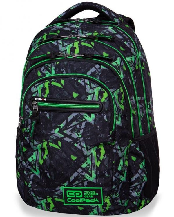 Cp CoolPack Plecak Młodzieżowy Szkolny ELECTRIC GREEN [B36099]