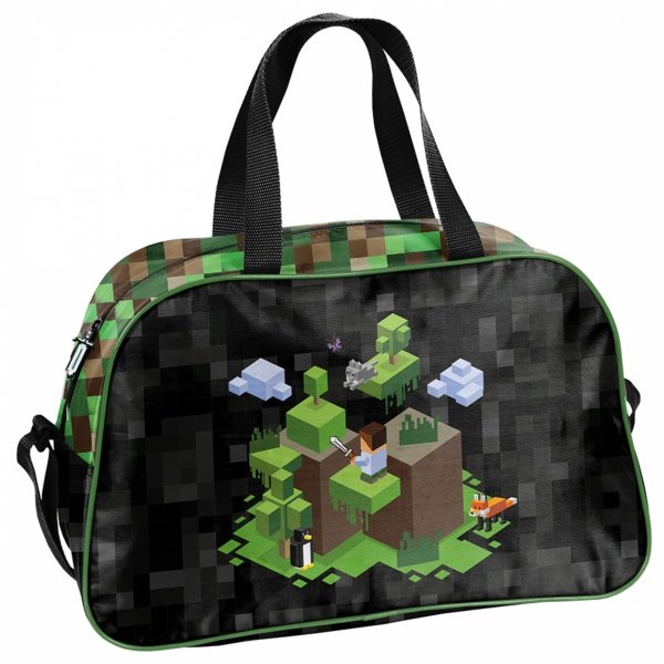 TORNISTER MINECRAFT KOMPLET 6w1 GRY SZKOLNY GAMING DLA CHŁOPAKÓW DO 1 KLASY