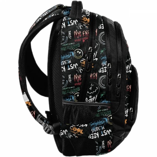 SMILEY ENERGY PLECAK SZKOLNY MŁODZIEŻOWY BeUniq 4 komorowy