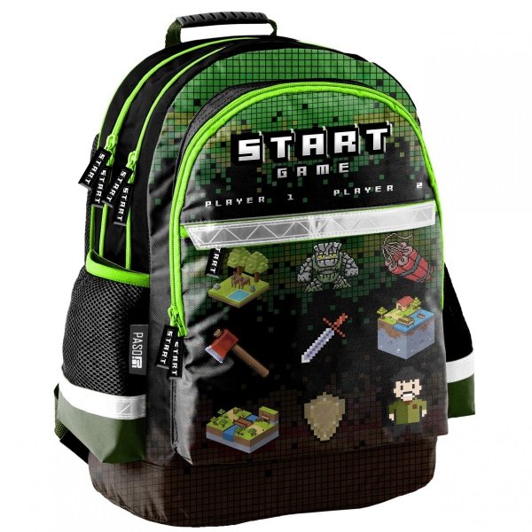 Gry Szkolny Plecak Game Minecraft dla Chłopaków Paso [PP22CR-116]