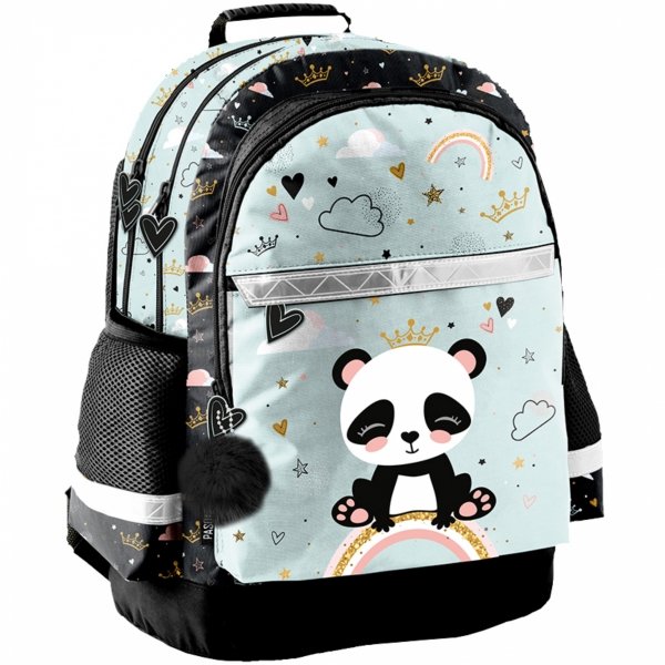 PANDA MIŚ PLECAK KOMPLET 5 ele. SZKOLNY DZIEWCZĘCY DO 1 KLASY Z MISIEM