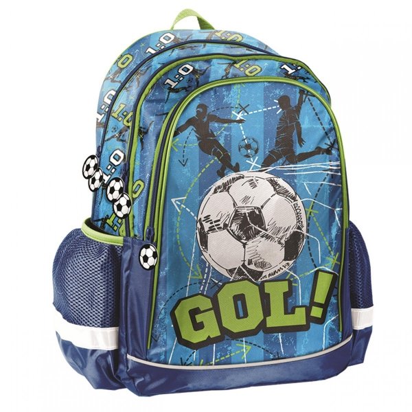 Piłka Nożna Plecak dla Fana Futbolu do Szkoły Zestaw Paso [PP20FB-081]