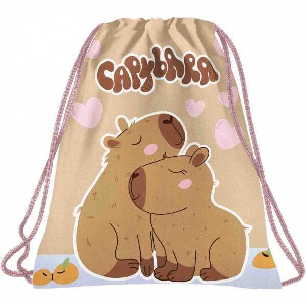 KAPIBARA WOREK DZIEWCZĘCY NA OBUWIE KAPCIE CAPYBARA DO SZKOŁY DERFORM