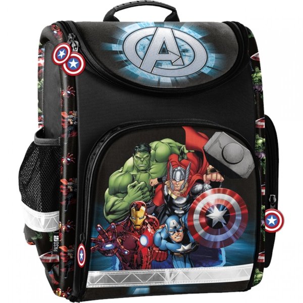 Avengers Tornister Szkolny Chłopięcy Iron Man komplet 3elem. [AV23DD-524]
