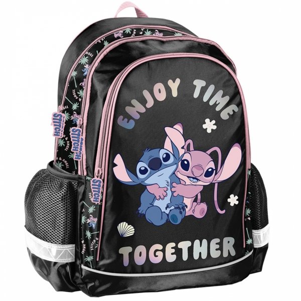 PLECAK STICH SZKOLNY DLA DZIEWCZYNY DO PODSTAWÓWKI STITCH i LILO ZESTAW 3el