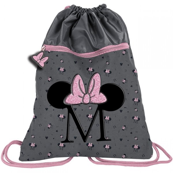 Duży Worek Myszka Minnie 2-komory na Plecy Buty Kapcie [DM22BB-713]