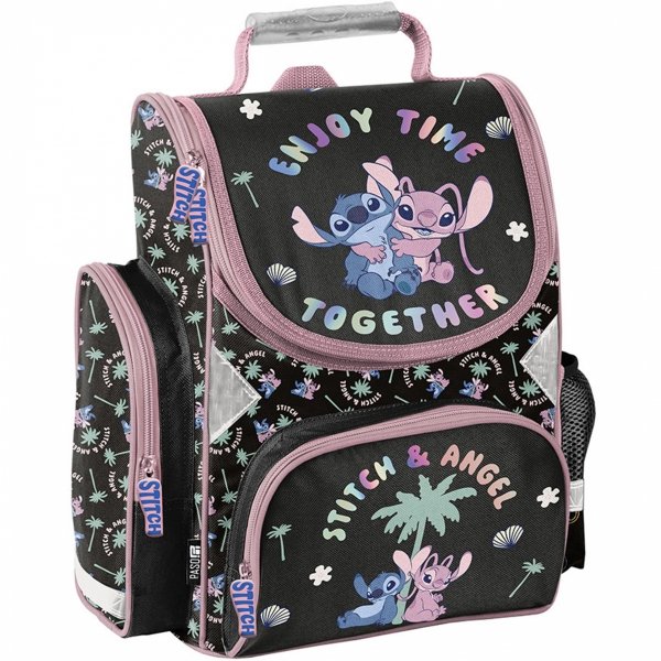 STITCH TORNISTER DO 1 KLASY DLA DZIEWCZYNEK ZESTAW 5w1 STICH i LILO PASO