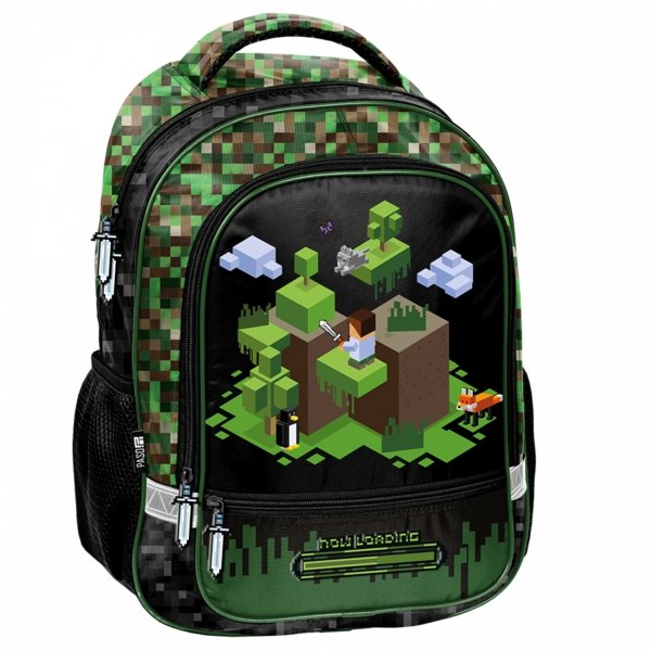 PLECAK MINECRAFT SZKOLNY KOMPLET 6w1 GAMING GRY DO 1 KLASY DLA CHŁOPAKÓW