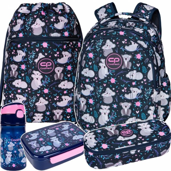 Koala Plecak Cp Coolpack Zestaw 5w1 Szkolny Miś [D048327]