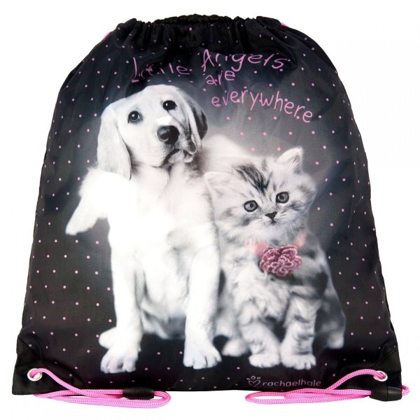 Plecak Szkolny Pies Kot dla Dziewczyny Modny do Szkoły [RHG-090]