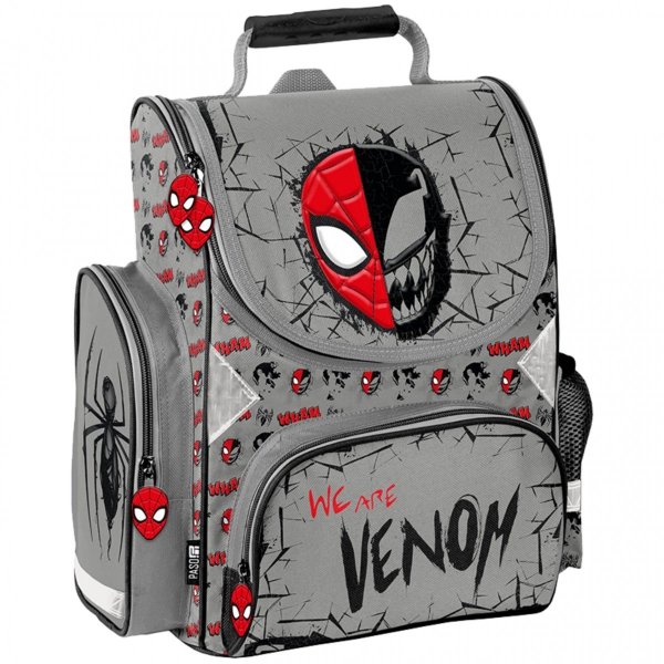 Nowy Tornister Spider-man dla Uczniów Venom komplet [SP23BB-525]