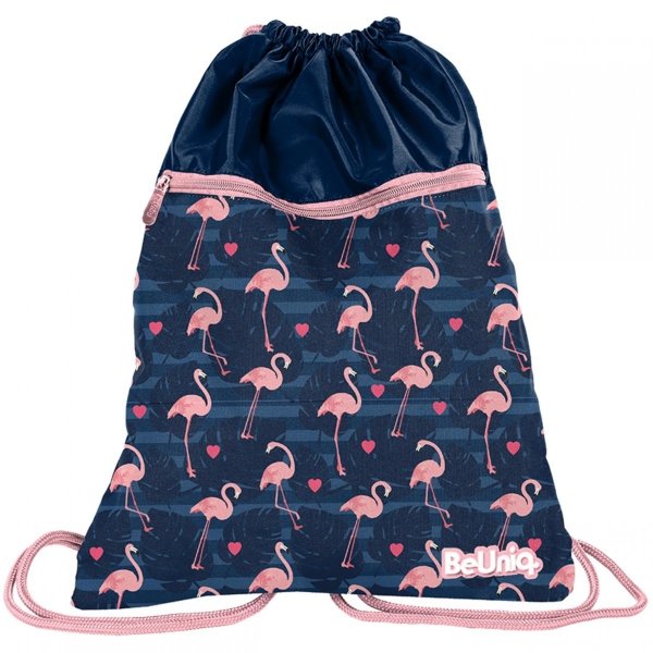 Modowy Plecak na Kółkach Młodzieżowy Flamingi Damski [PPNG20-1231]