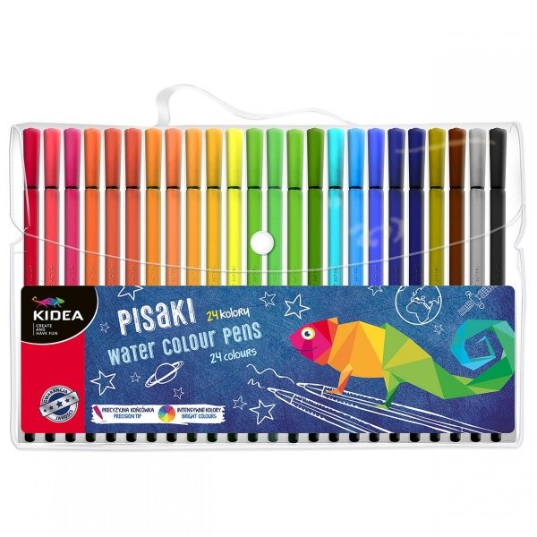 Pisaki Flamastry Mazaki Kidea 24 Kolory w Etui [PI36KA]
