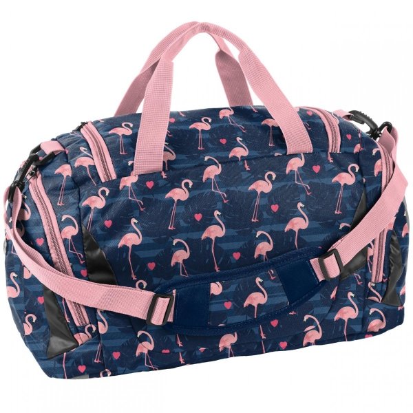 Modowy Plecak na Kółkach Młodzieżowy Flamingi Damski [PPNG20-1231]