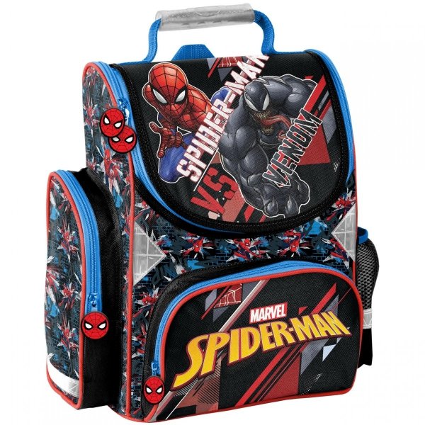 Wygodny Szkolny Dziecięcy Tornister Venom dla Uczniów 1 Klasy Spiderman [SPX-525]