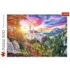Trefl Puzzle 500 elementów Widok na zamek Neuschwanstein Niemcy