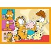Trefl Puzzle 4w1 Garfield kocha lazanie