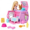 Mattel Lalka Barbie Chelsea transporter dla pieska