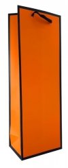 Torebka ozdobna prezentowa butelka 8813D 12x35x10cm p12, mix cena za 1 szt