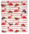 Torebka ozdobna prezentowa flamingi 1295C 18x23x10cm p12, mix cena za 1 szt