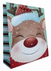 Torebka ozdobna prezentowa święta BN JP331B 26x32x10cm mix cena za 1 szt