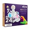 PROMO Zestaw lekkiej ciastoliny AIR CLAY Biel&Pastel 24 kolory 20024