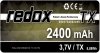 Redox 2400 mAh 3,7V JR (MT44) - pakiet LiPo TX - Redox