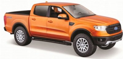 Maisto Model kompozytowy Ford Ranger 2019 1/27 pomarańczowy