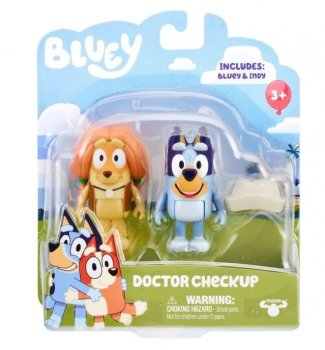 Tm Toys Zestaw figurek Bluey 2pak Wizyta u lekarza