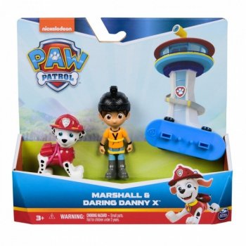 Spin Master Figurki Psi Patrol, Marshall i Odważny Danny X