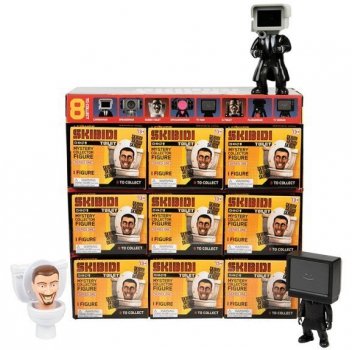 Cobi Skibidi Toilet - Display 9 sztuk Tajemnicze figurki