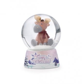 NICI 49352 Brokatowa kula Cosy Winter Łoś Thure 6,5cm