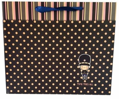 Torebka ozdobna prezentowa 4wz 4001B 31x26x12cm p12, mix cena za 1 szt