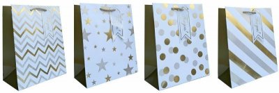 Torebka ozdobna prezentowa JP 620B 26x32x10cm mix cena za 1 szt
