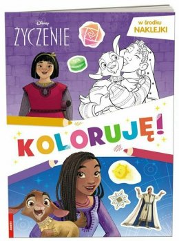 Książeczka Disney Wish. Życzenie. Koloruję! FB-9101