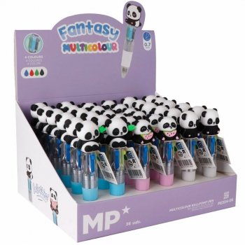 Długopis MINI 4w1 0.7mm Panda PE354-06 p36 mix cena za 1 szt