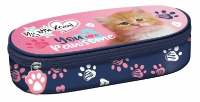 PROMO Piórnik saszetka usztywniona z wewnętrzną klapką PC-01 My Little Friend