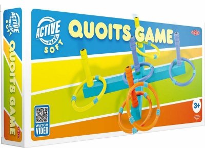 Active Play Miękki rzut pierścieniem Soft Quoits - gra plenerowa TACTIC