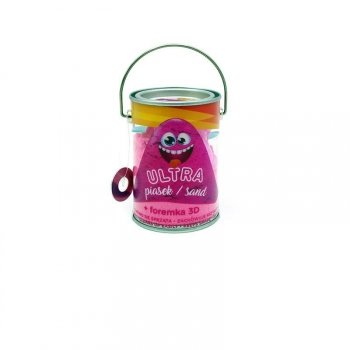 PROMO EPEE Ultra Piasek - puszka 150g różowy + foremka 3D krówka 093735