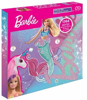 PROMO Diamond Dotz Barbie Mermaid vibes Syrena Diamentowa mozaika DBX095