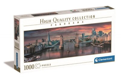 PROMO Clementoni Puzzle 1000el Panorama Po drugiej stronie Tamizy. Across the River Thames 39837