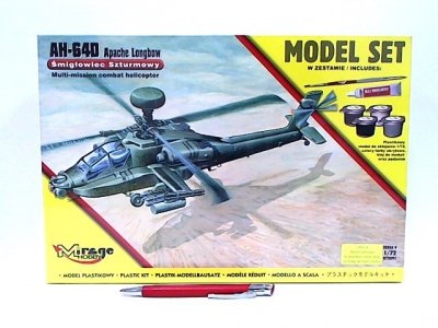 MIRAGE MODELE Mirage zest.d/sklej.Helikopter Apache S09 872091