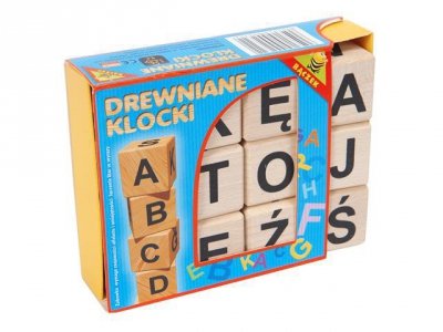 BĄCZEK / TUPIKO Klocki drewniane A B C 02322