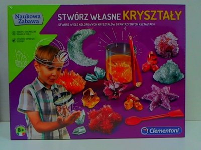 CLEMENTONI - ZABAWKI CLE Naukowa zabawa Stwórz własne kryształy 50069