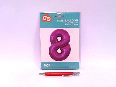 GODAN Balon foliowy Cyfra8 róż 92cm FG-C85R8 33198