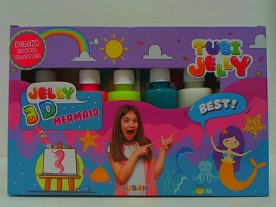 TUBAN TUBAN zestaw Tubi Jelly 6kol Syrenka TU3322 33224